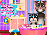 Игра Маленький Том купается Игра Маленький Том купается